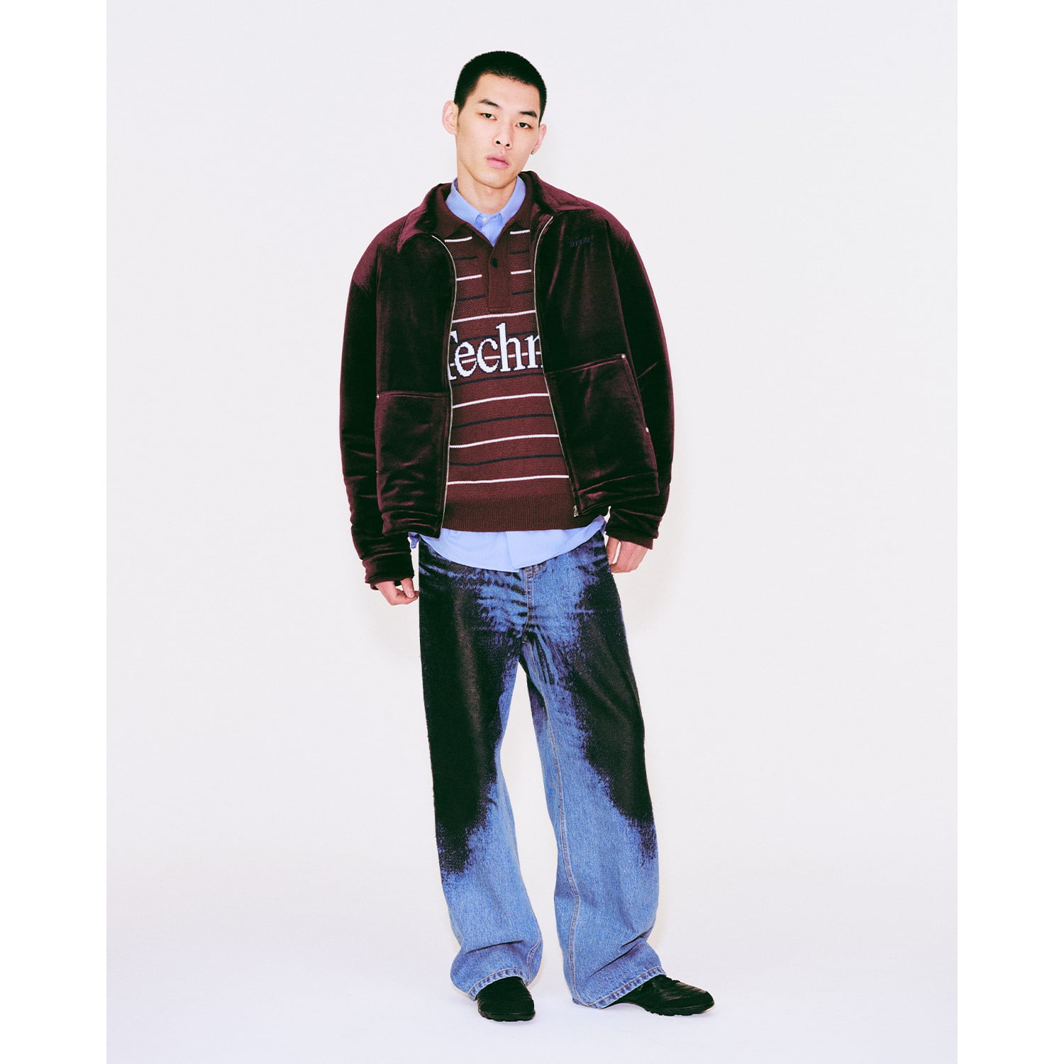 トップス iceandtechno game type logo knit M UNEEK BASEMNT - Discover independent style.