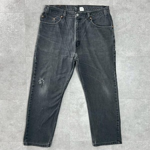38×30 USA製 リーバイス　505 ブラック　ビンテージ　後染め　黒