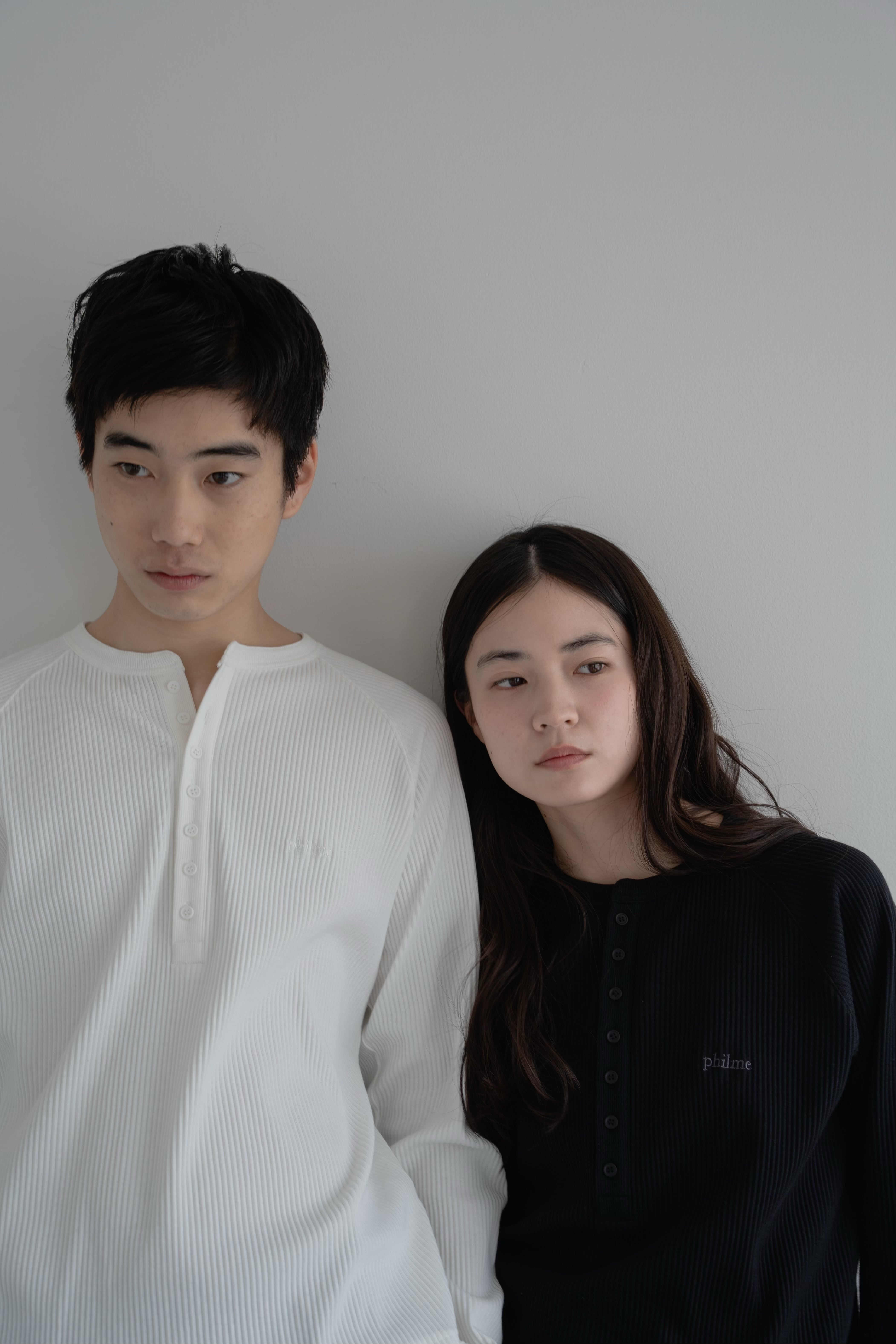 raglan henry neck T | philme