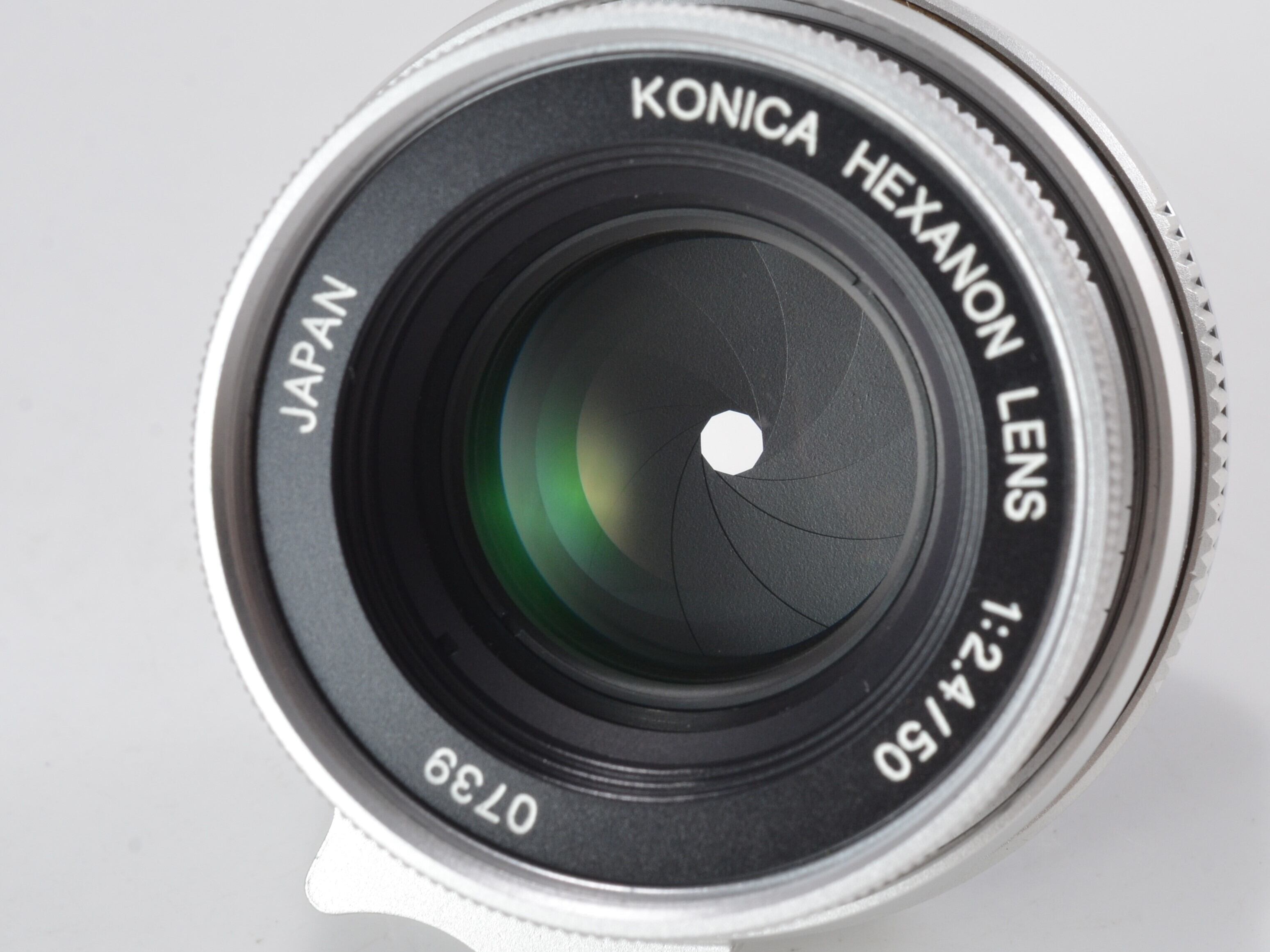 KONICA HEXANON 50mm F2.4 L39 沈胴 コニカ (53001 KONICA HEXANON 50mm F2.4 L39 沈胴 コニカ (53001