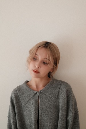 Skipper Knit Pull-over/スキッパーニットプルオーバーGray