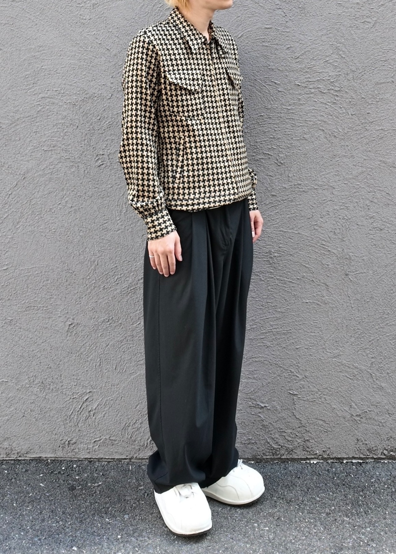 【N.HOOLYWOOD】all over design zip up jacket