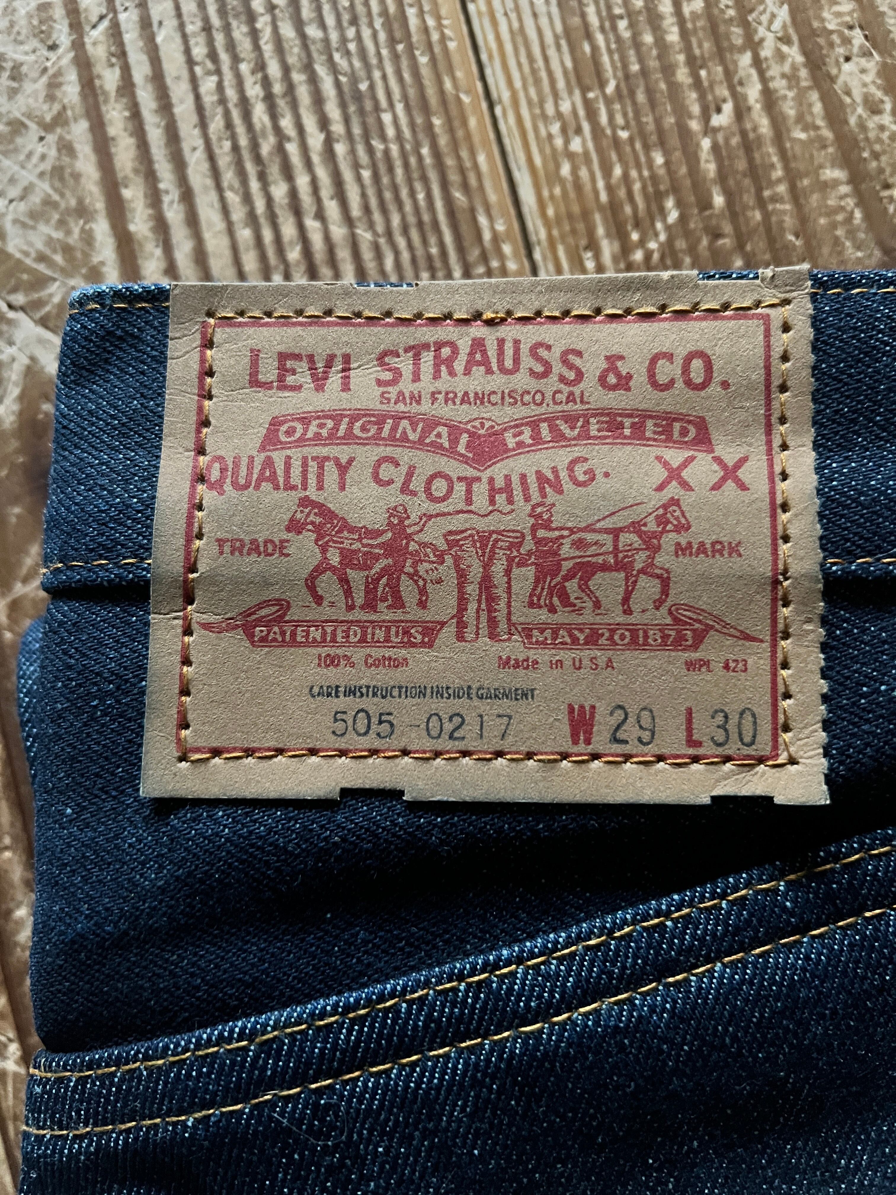 70's Levi's 505 66後期 デニムパンツ DEADSTOCK 表記(29×30) USA製