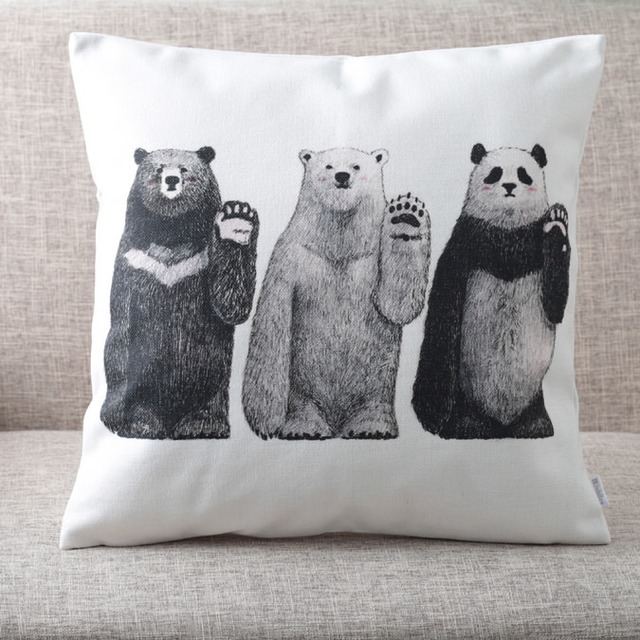 クッションカバー 3種のベア