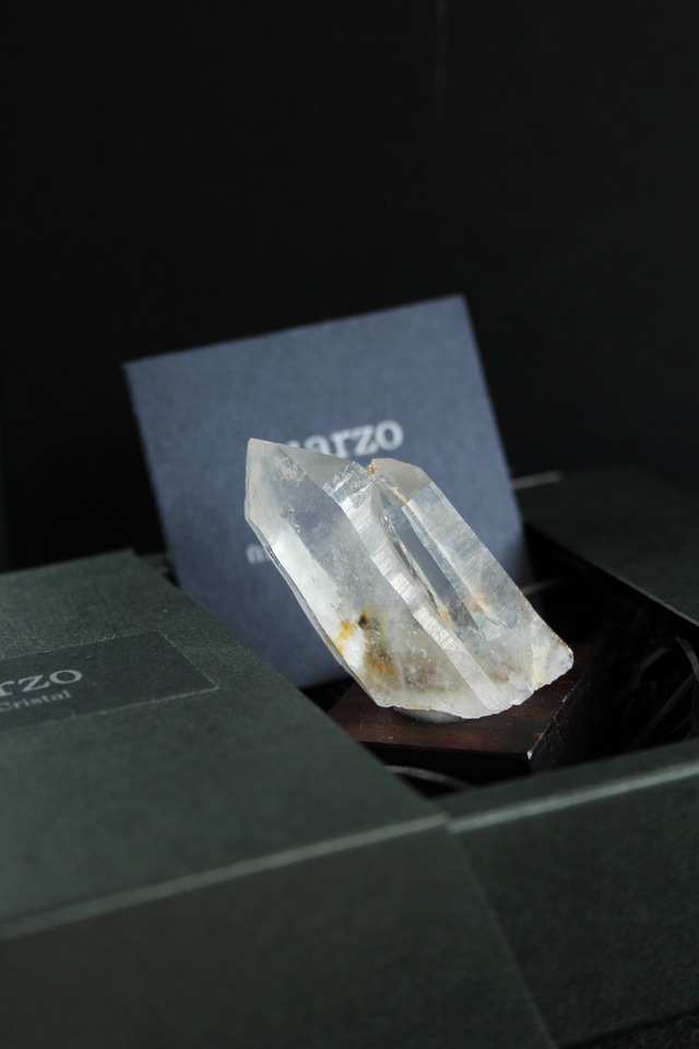 【342001】大分クリスタルまりも ローズウッドベース小