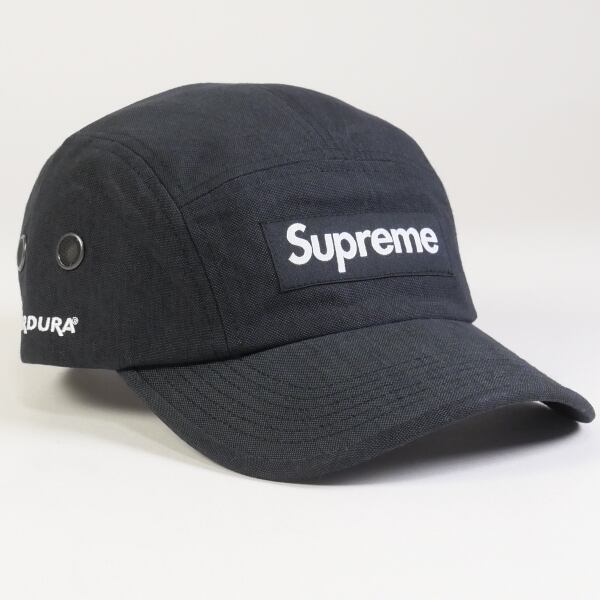 Supreme Napped Canvas Camp Cap Black