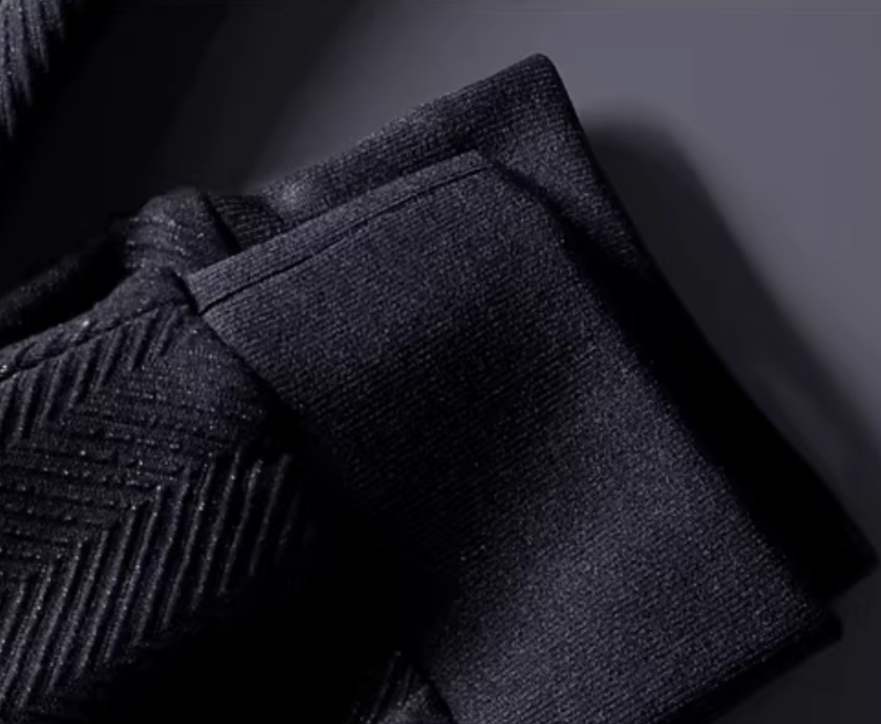 【織美整脚】ヘリンボーンテーパードジョガーパンツ