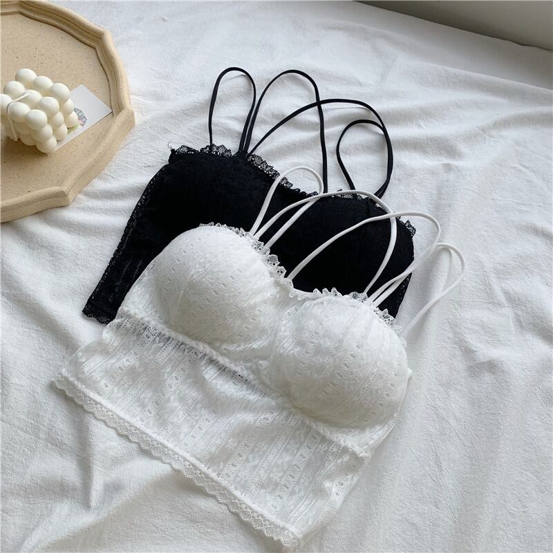 スプリングオータムスタイルレースショートブラックトップス 春物 秋物 YY-ファッション41029425590