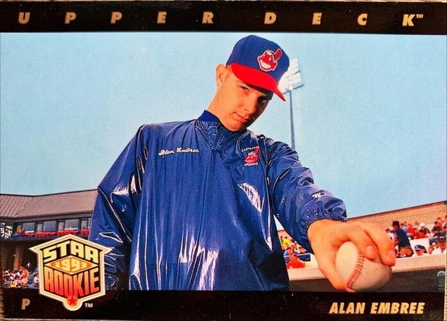 MLBカード 93UPPERDECK Alan Embree STAR ROOKIE  #012 INDIANS