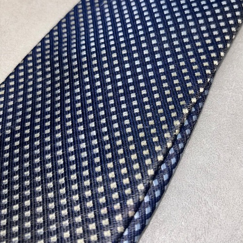 vintage japan tie 玉虫色 ダイヤ柄 n-86