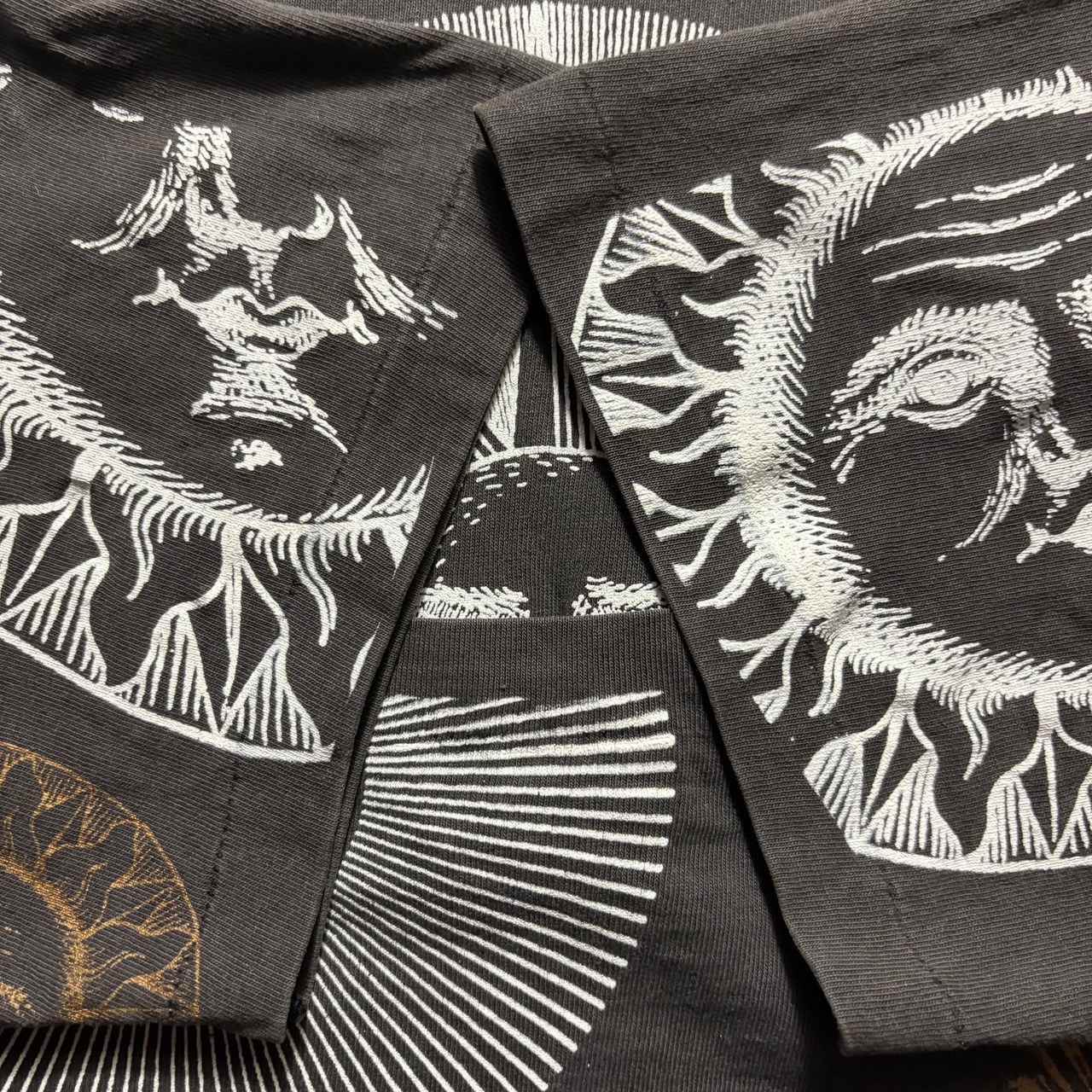 vintage 1990’s FORNASETTI aop print art tee