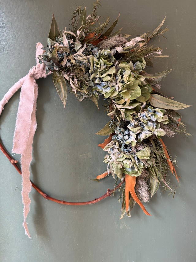 アジサイのドライハーフリースc