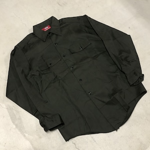 ⊕DICKIES SHIRT BROWN USA