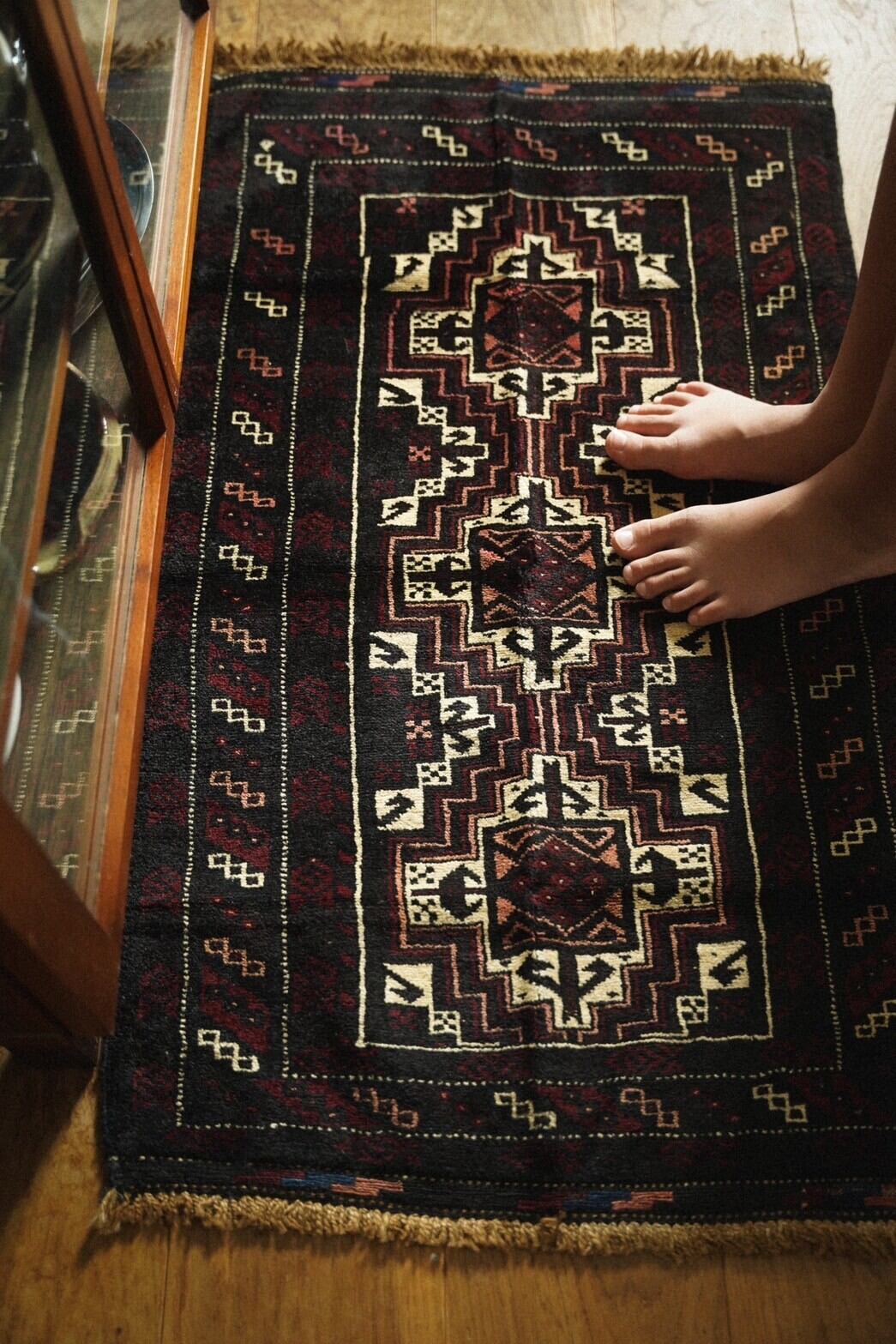 Antique sistan baluch rug
