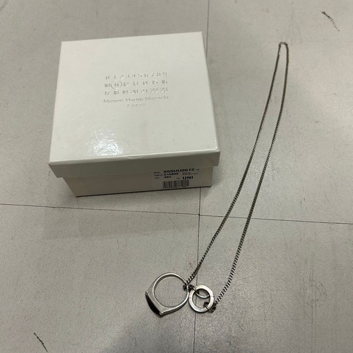 Maison Martin Margiela メゾンマルタンマルジェラ 13AW Brass Necklace ネックレス S55UU0012 シルバー【中目黒A06】