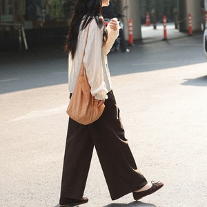 frill-collar blouse　J00492