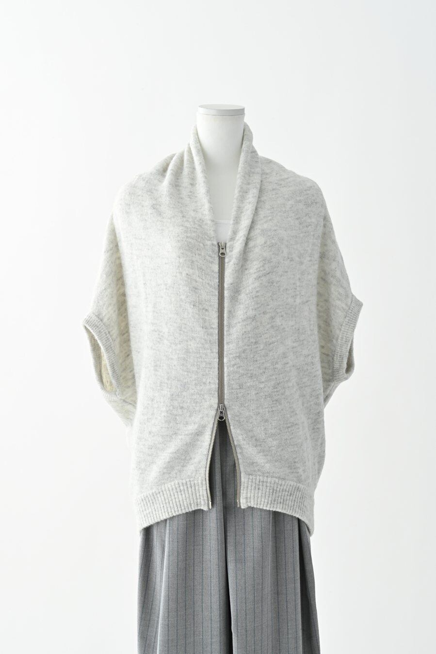 Lepivot ストレッチモヘアジップベスト | 大人になったら、着たい服