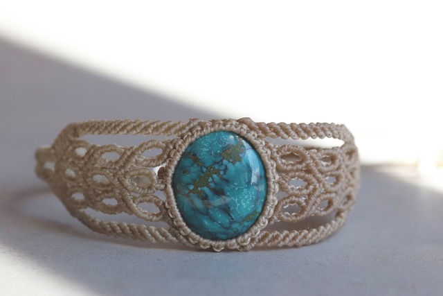 [Tibet turquoise]  bracelet   -Ocean-