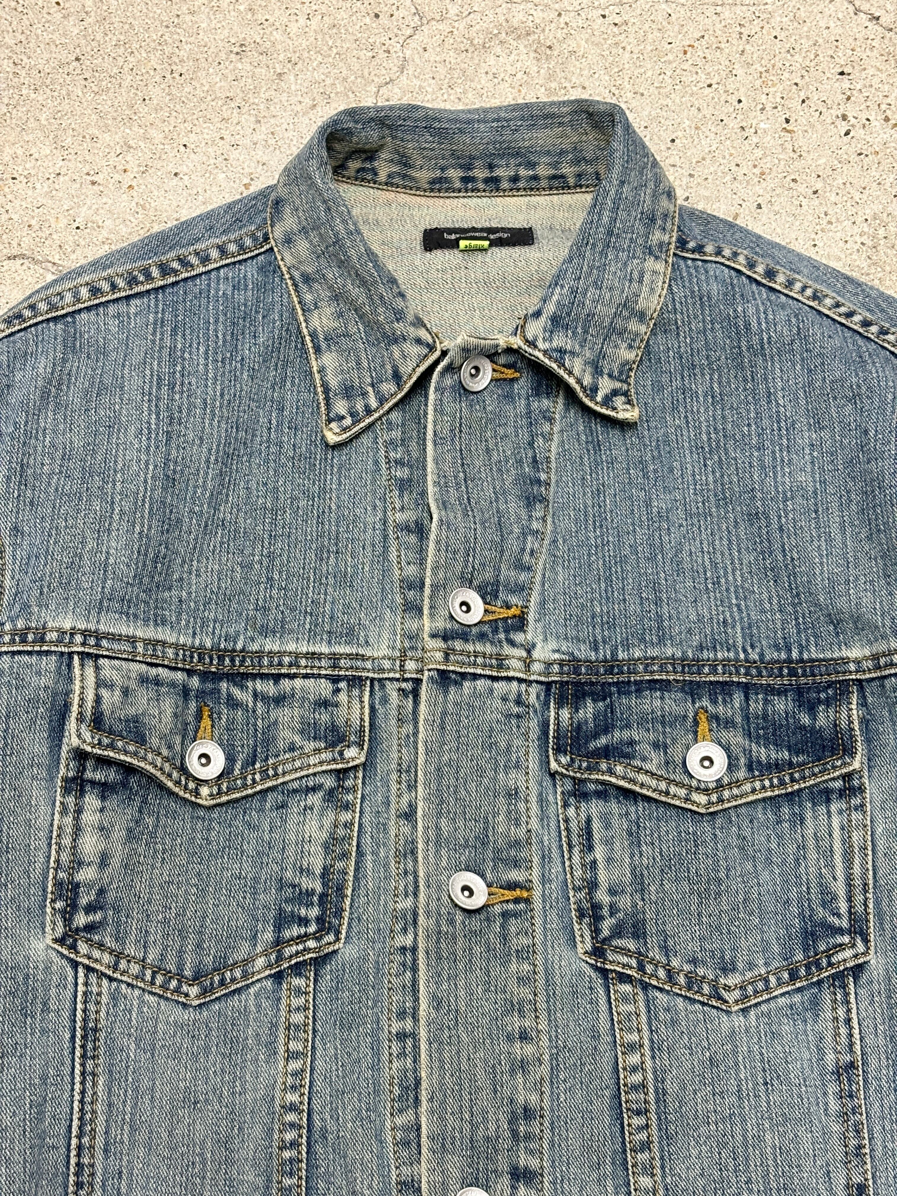 【balanceweardesign】センチネル デニムジャケット L 00s balanceweardesign/Denim Jacket/XL/センチネルデニムジャケット