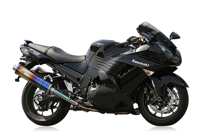 ZZR1400/ZX-14（'06～'07） ワイバン ツイン チタンドラッグブルー ...