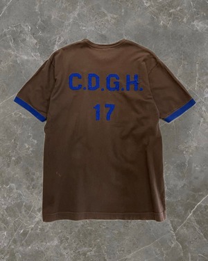 "COMME des GARÇONS homme AD2005" patchwork design T shirt