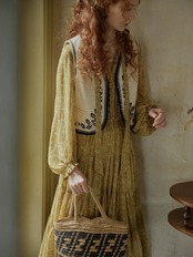 Folklorique Liane Embroidery Vest F0808