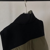 【受注予約:9月下旬入荷予定】bicolor padded vest/khaki