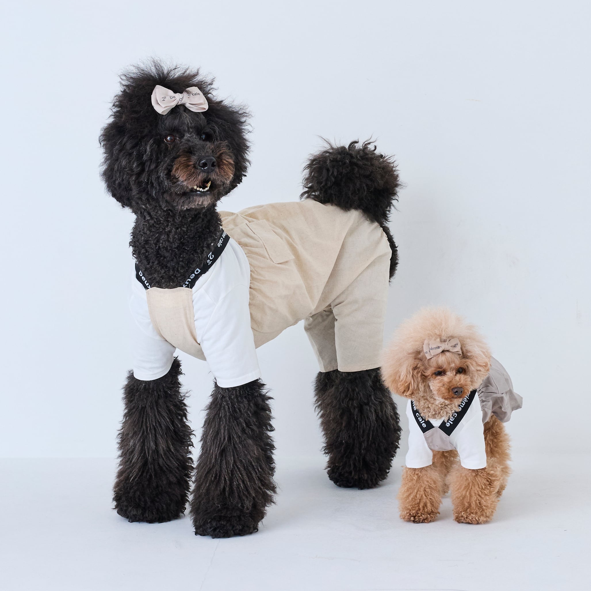 251024大型犬サイズ] ロゴゴムロンパース | 犬服ブランド 2e deuxieme