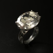 【１点もの】マーカサイトクォーツ リング #11