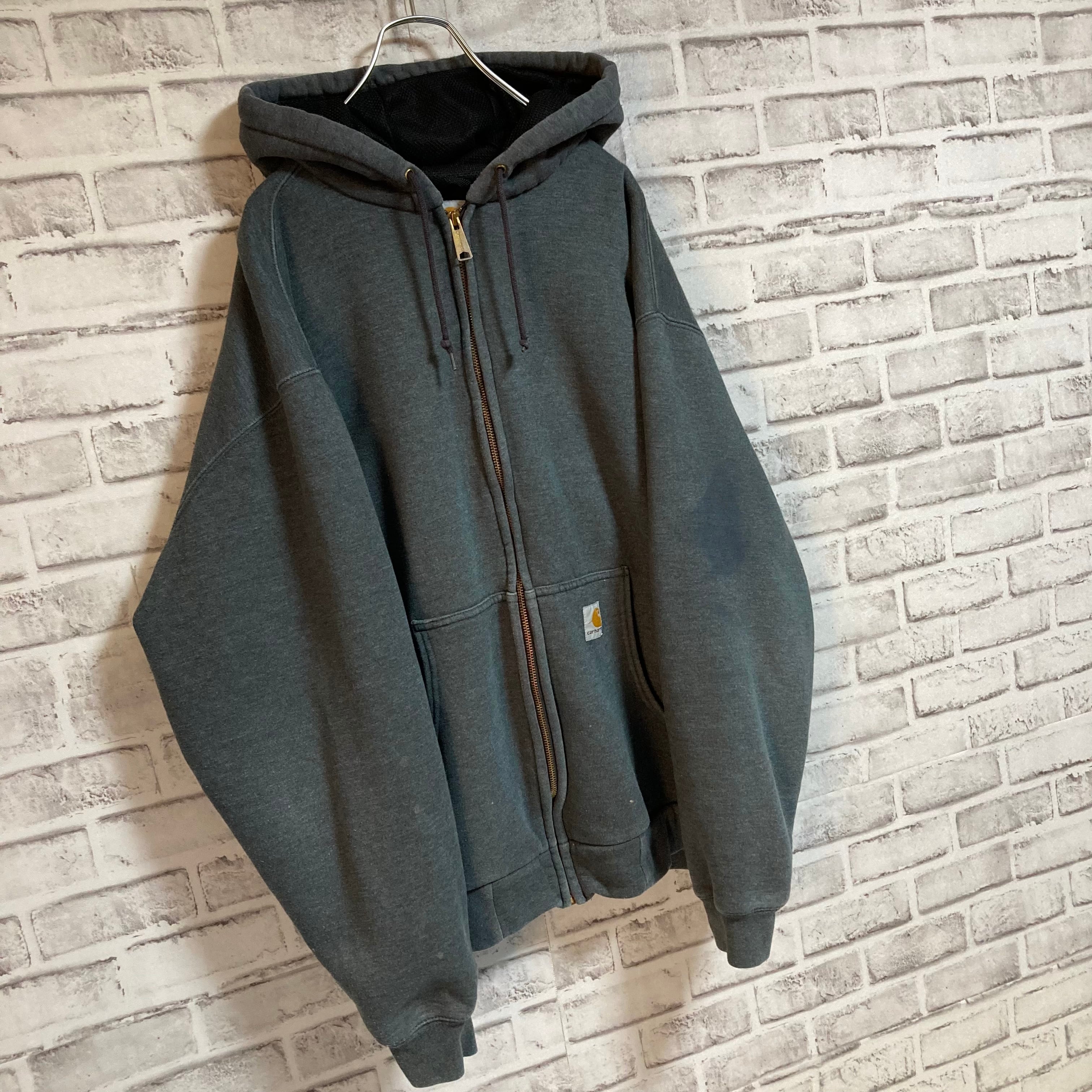 Carhartt】Zip Hoodie L相当 2000s Y2K フルジップパーカー 企業モノ