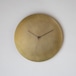 KUMIJI DESIGN 壁掛け時計－タイプ2  minimal wall clock DISK-type2  真鍮　brass