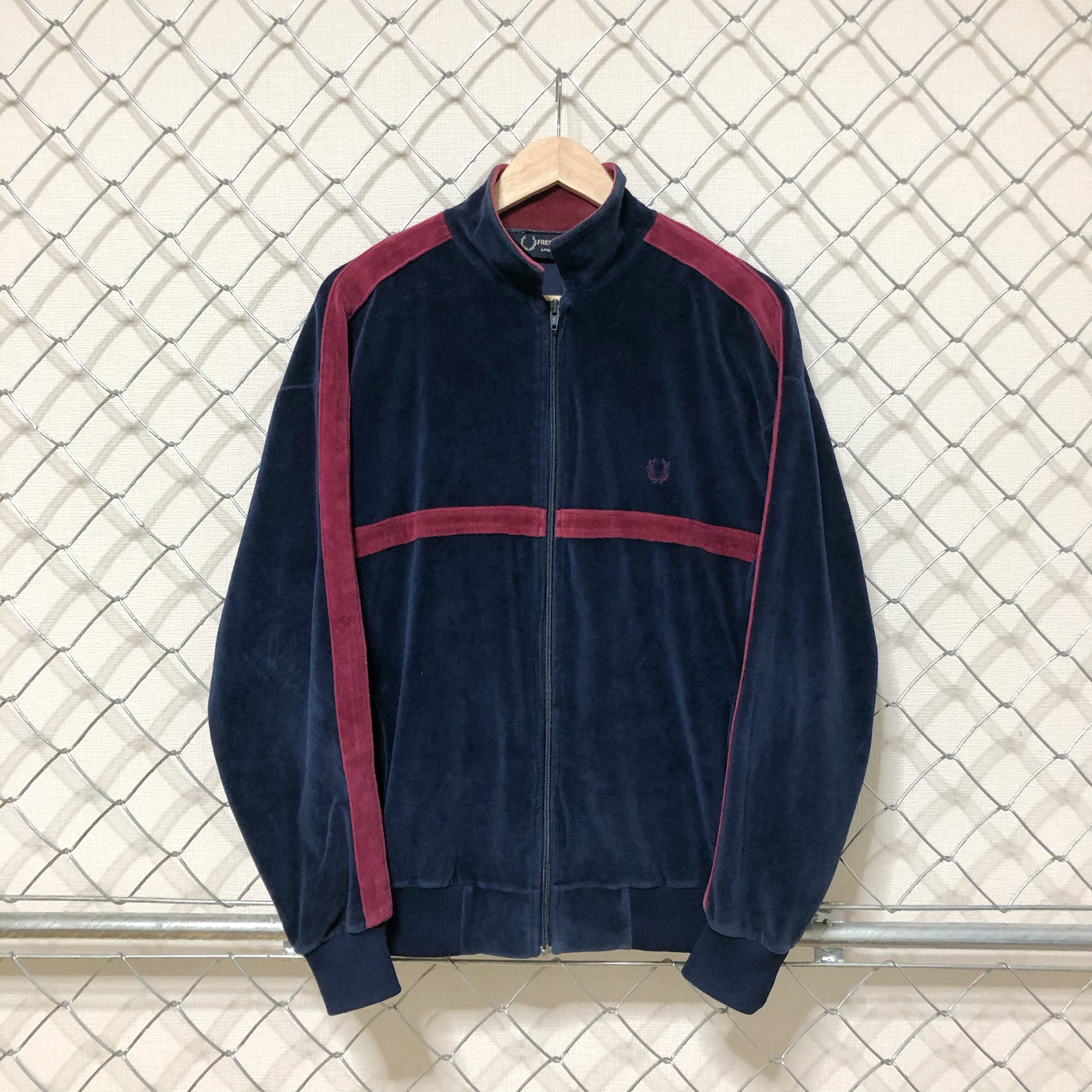 【希少】Fred Perry ベロアトラックジャケット