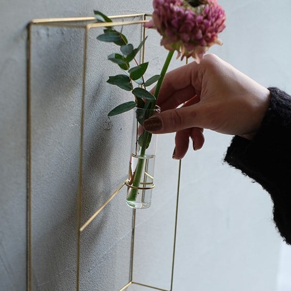 PIKE frame brass vase ／ピケフレームブラスベース【B】一輪挿し
