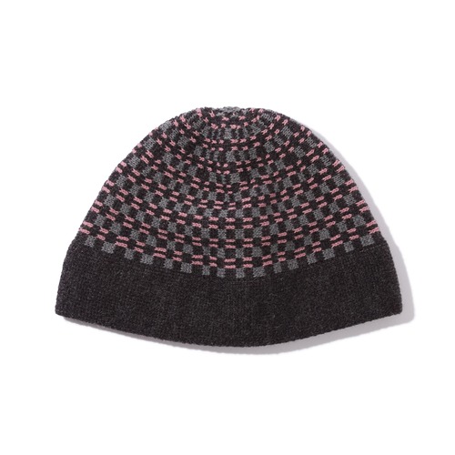 【Diaspora Skateboards】Checkered Single Beanie(Charcoal)〈国内送料無料〉