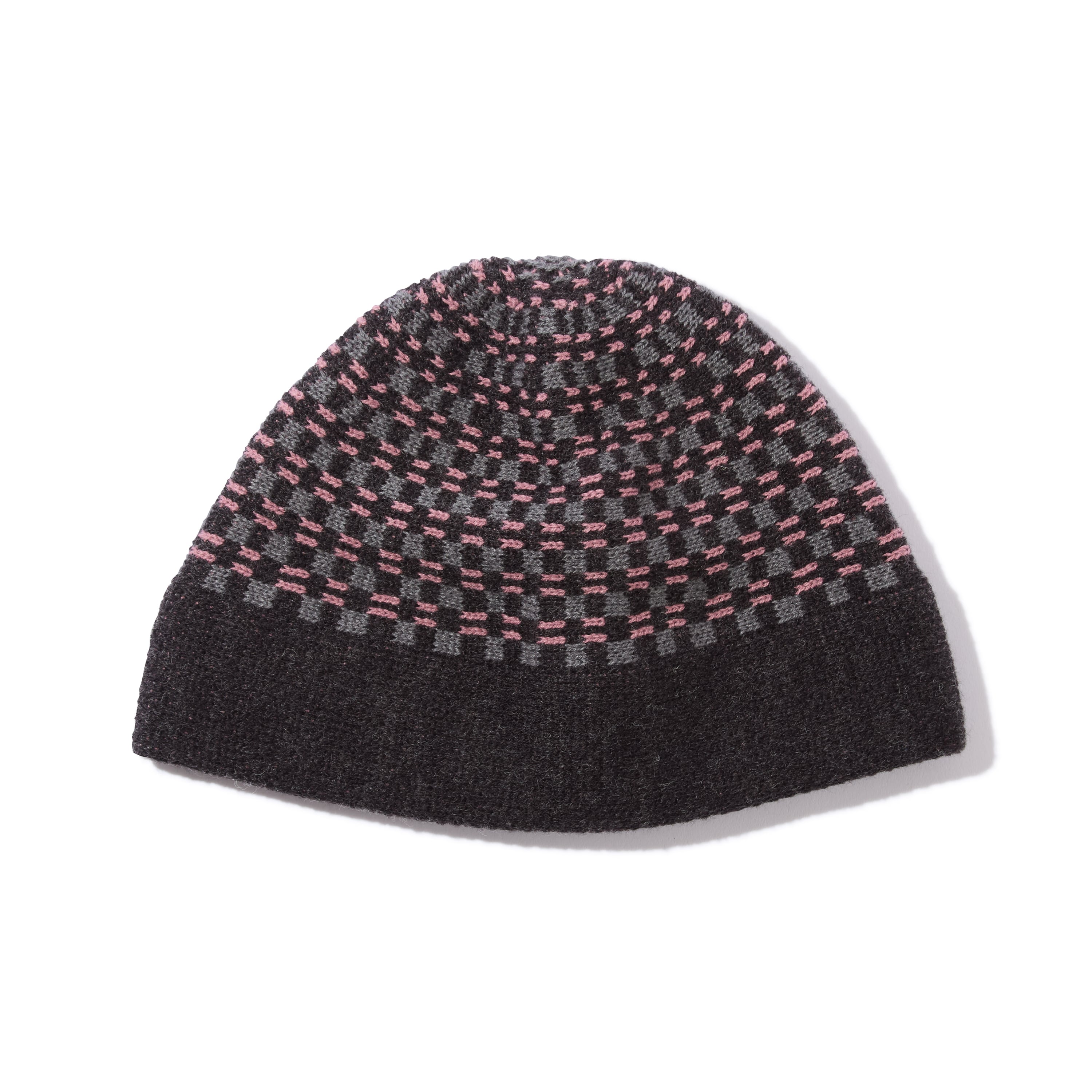 【Diaspora Skateboards】Checkered Single Beanie(Charcoal)〈国内送料無料〉