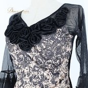 社交ダンス 衣装 チャコット Chacott トップス ブラウス スカート ツーピース セットアップ 黒 ゴールド 金 ベージュ フリル 花柄 上品 綺麗 パーティ 発表会 レッスン 練習着 ブラック系 ベージュ系 ゴールド系 フェミニン おしゃれ フォーマル 発表会衣装 お洒落