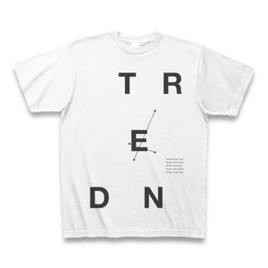 Blur - Tender タイポグラフィTシャツB（バラバラ・黒）