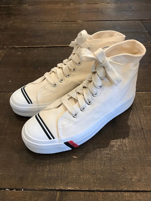 80's 90's コロンビア製 PRO-Keds  ROYAL AMERICA HI 　ホワイト