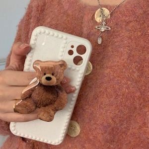 teddy bear grip tok / テディーベア グリップトック スマートトック スマホ スタンド クマさん 韓国雑貨