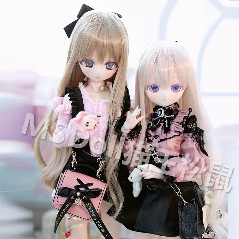 セットウィッグ BJD 1/3 1/4 MDD KUMAKO かつら 耐熱 ヘッド セットウィッグ BJD 1/3 1/4 MDD KUMAKO かつら 耐熱 ヘッド