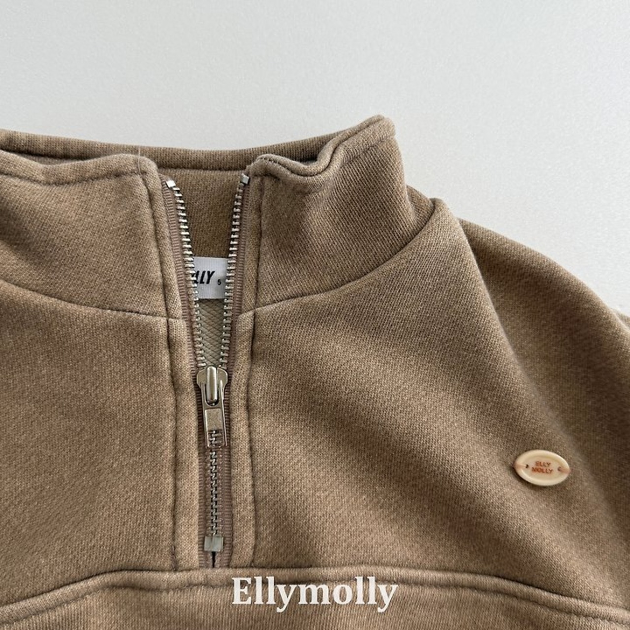 韓国子供服 / 26Autumn / ELLY MOLLY / アーチピッグハーフジップ / 秋服 *5~15*
