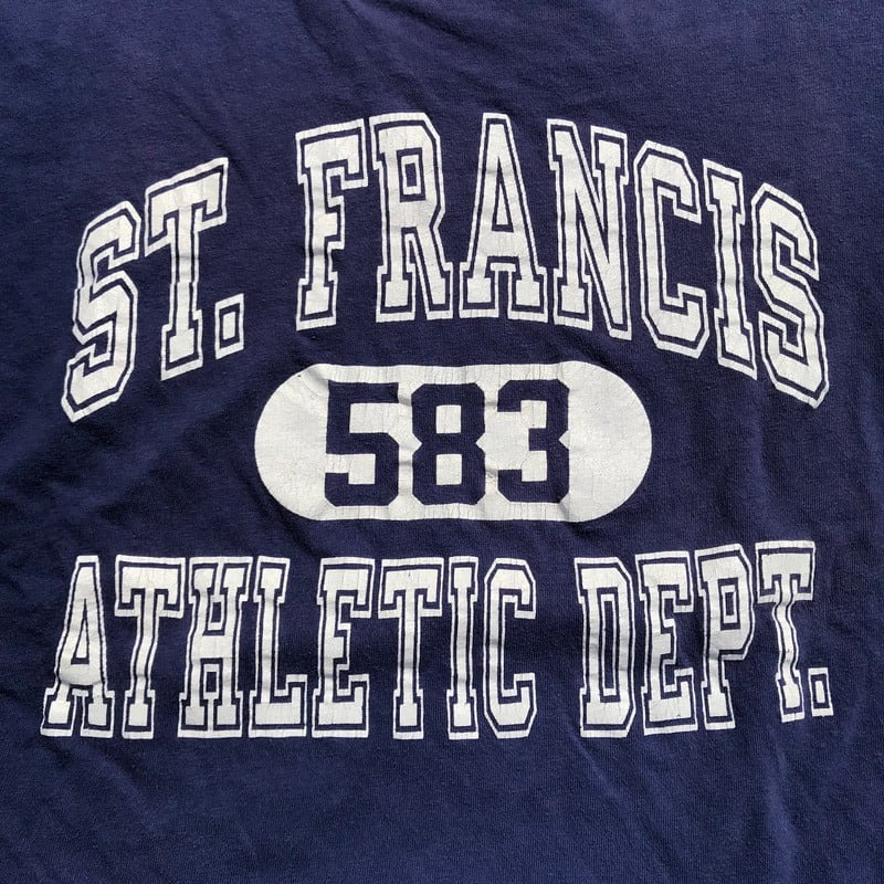 80's Champion チャンピオン リバーシブル Tシャツ カレッジT ST