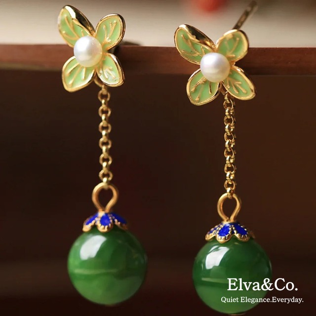 Hisui Drop Pierce（ヒスイドロップピアス）