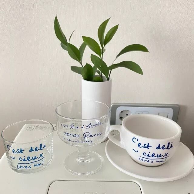 受注】Lettering mug & saucer （レタリングマグカップ＆ソーサー ...
