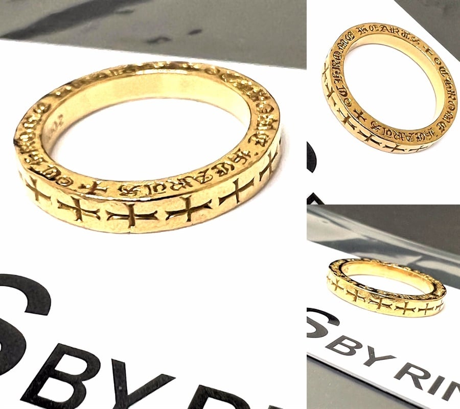 CHROME HEARTS クロムハーツ 22K スペーサー ファックユー CHROME HEARTS クロムハーツ 22K スペーサー ファックユー