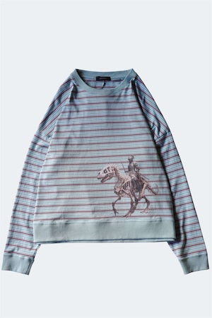 LITTLE.BEDROOM 【Lil.Bed Lv.2 LS Tee -Blue Stripe-】