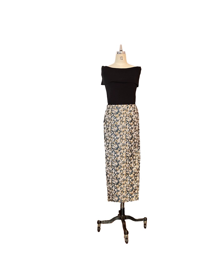 Peal-Monet Wrap-around skirt