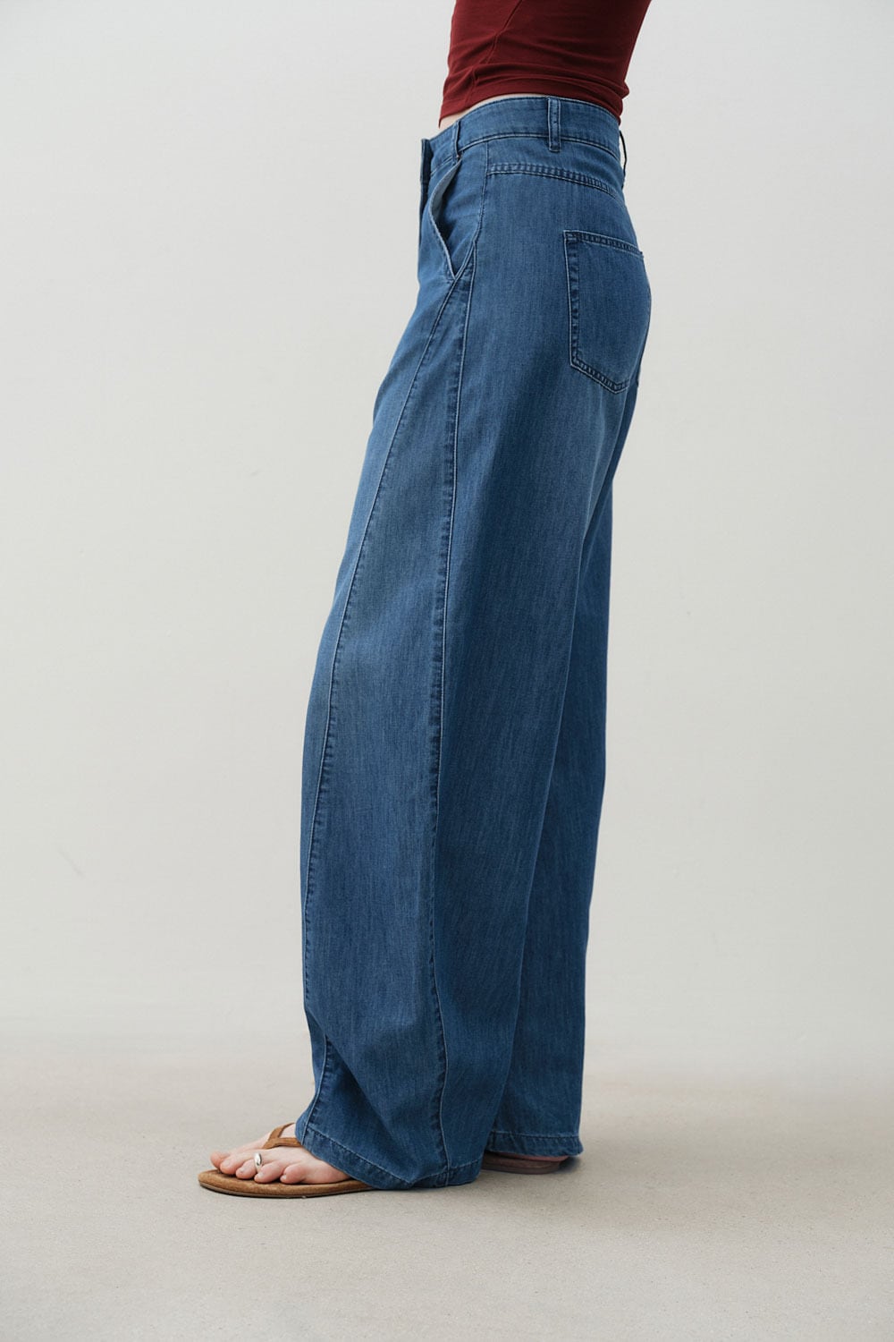 Studio Doe／Soft Cocoon Denim Pants | polne