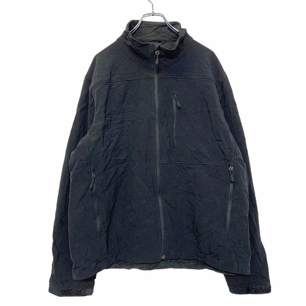 KIRKLAND ジャケット XL ブラック カークランド 裏地フリース ジップ