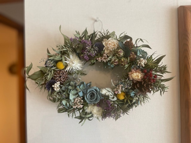 ナチュラルオーバルリース